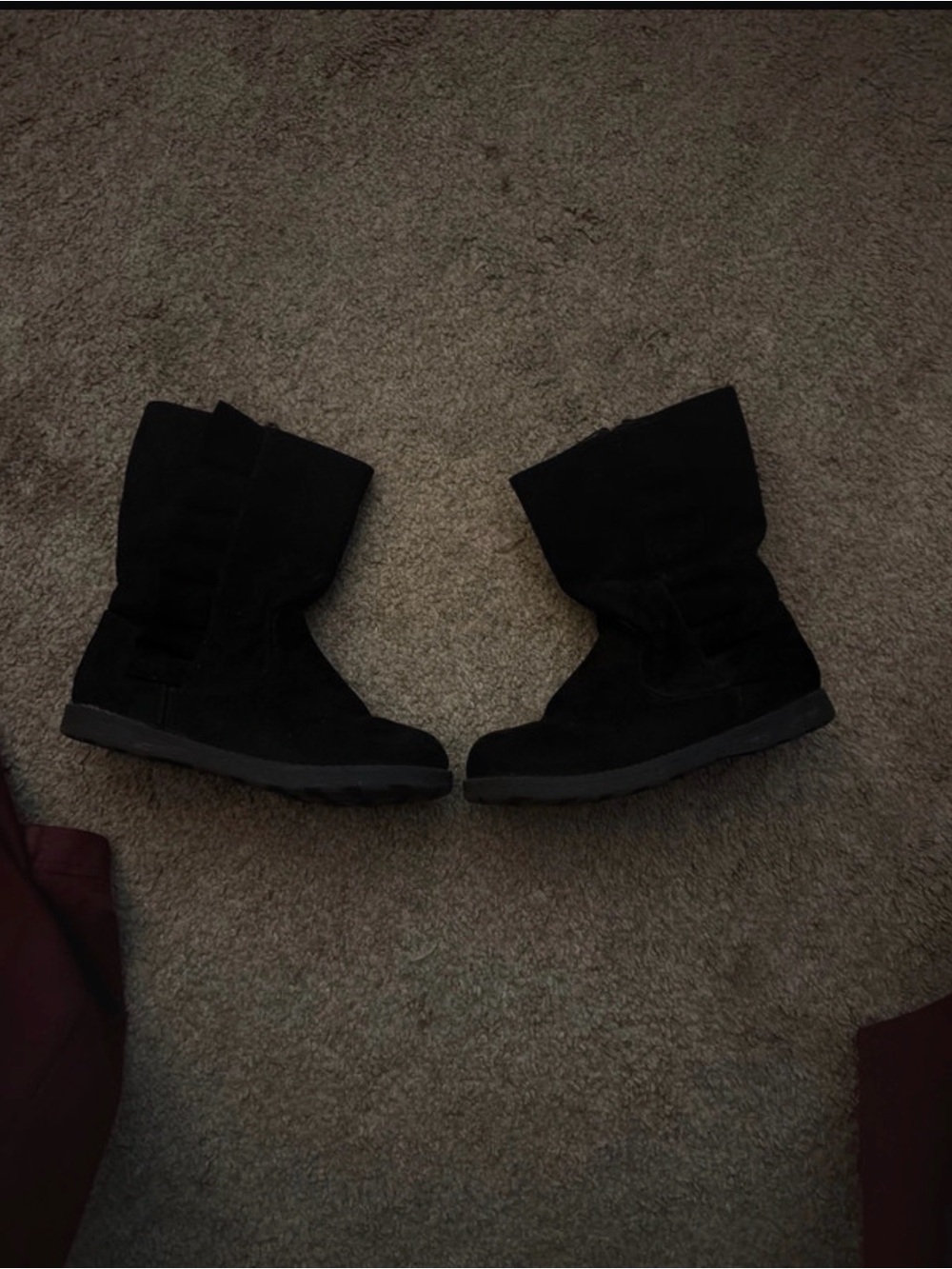 Cat & Jack Black Mid-Calf Kids Boots